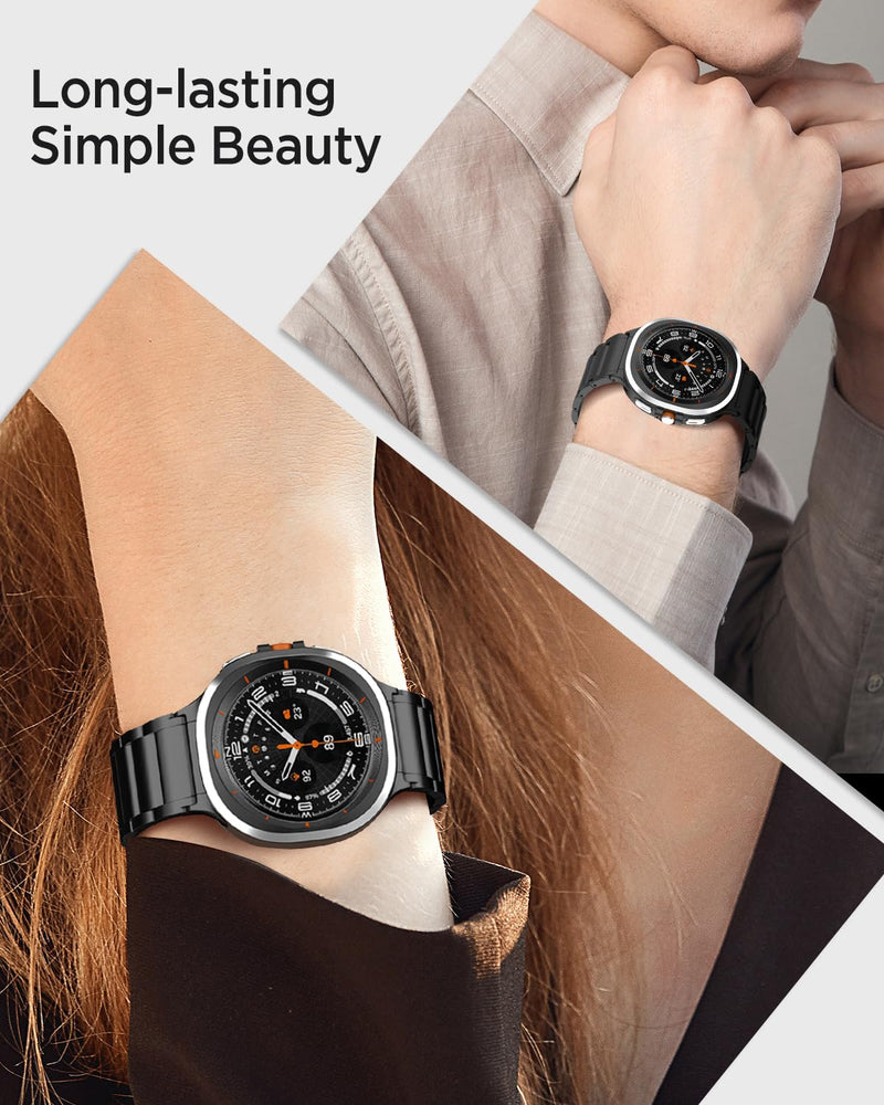 Miimall Titanium Band for Samsung Galaxy Watch Ultra 2 2026/1 47mm | Men's Luxury Metal Bracelet Classy Elegant Strap with Quick-Release Clasp Business Formal Band for Galaxy Watch Ultra 2/1