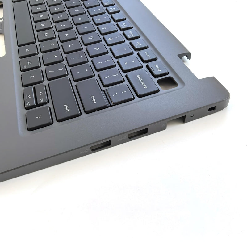 Backlit Keyboard Palmrest for Dell Latitude 3440 E3440 | Upper Case Top Cover Replacement,Backlit Keyboard,Gray,P/N 0R2DCD/R2DCD