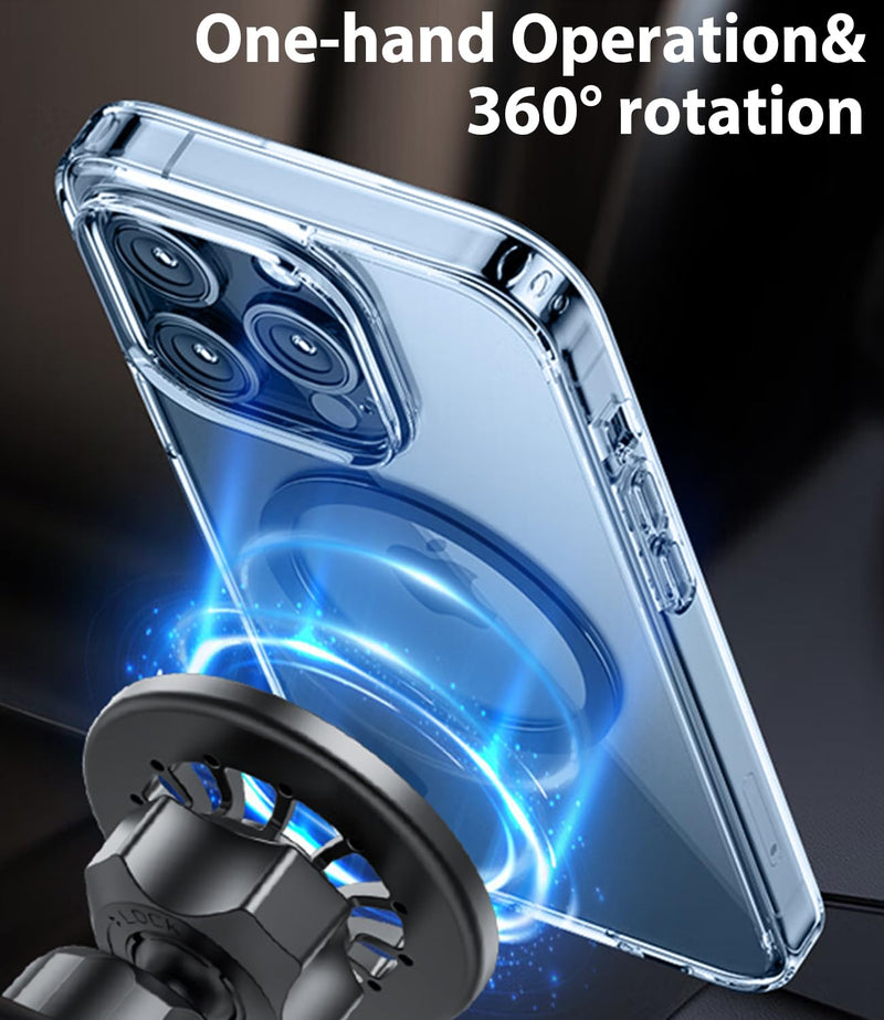 for MagSafe Tundra/Sequoia Phone Mount, Exclusive Fit for Toyota Tundra 2007-2013 and 2008-2017 Sequoia, for iPhone 17/16/15/14/13/12/Mini Series, Air Vent Toyota Tundra/Sequoia Accessories Tundra 2007-2013 Magsafe holder
