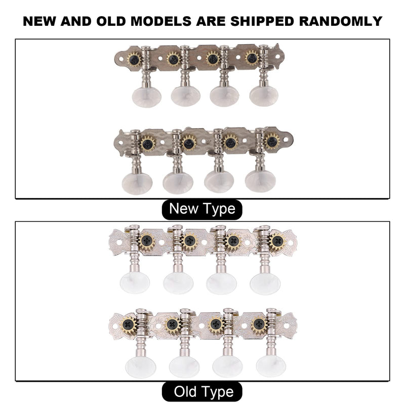 Mandolin Tuning Pegs 4L4R Acrylic Vintage Keystone Tuning Keys Machine Head 4L 4R Guitar Accessory Parts Tuners Set Replacements for 8 String