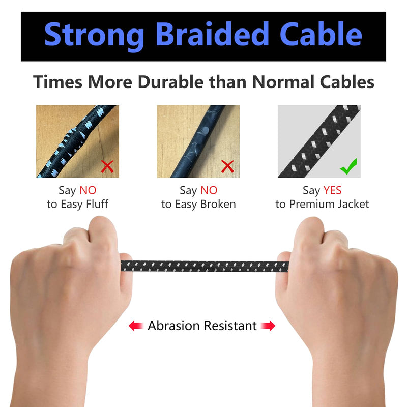 [AUSTRALIA] - 2FT XLR Female to Dual Male Cable – 3pin XLR Y-Splitter Adapter for PA Systems & Multi-Device Routing 2-Pack 1 Female to 2 Male 