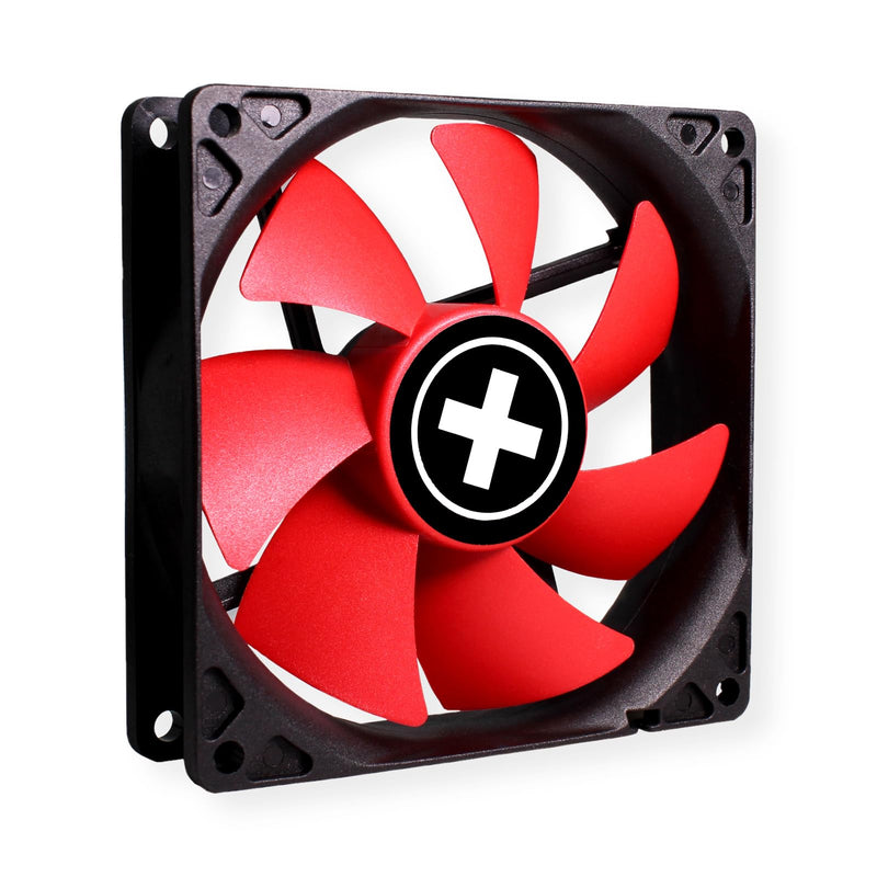 Xilence XPF92.R 92 mm Case Fan, 3Pin, Red/Black