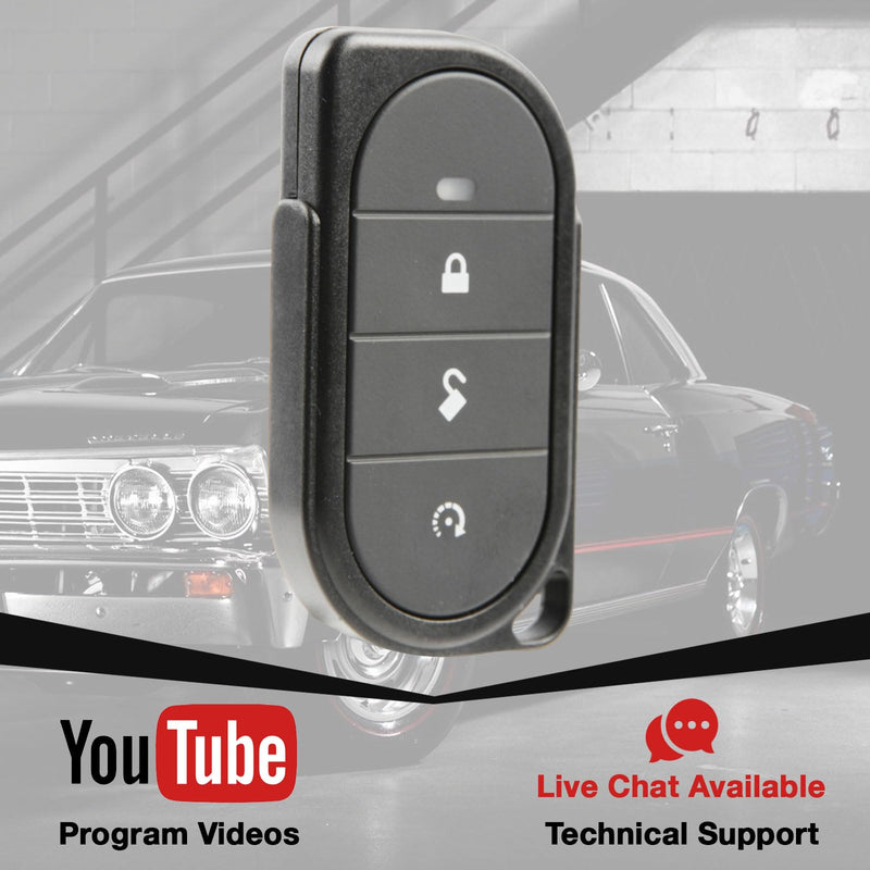 [AUSTRALIA] - 2X USARemote Keyless Entry Remote Car Key Fob 4-Button Replacement for Viper Alarm Security System (7146V, 4105V, 5305V, 3305V, 5105V, 3102V, 3305V, 3105V) Two 