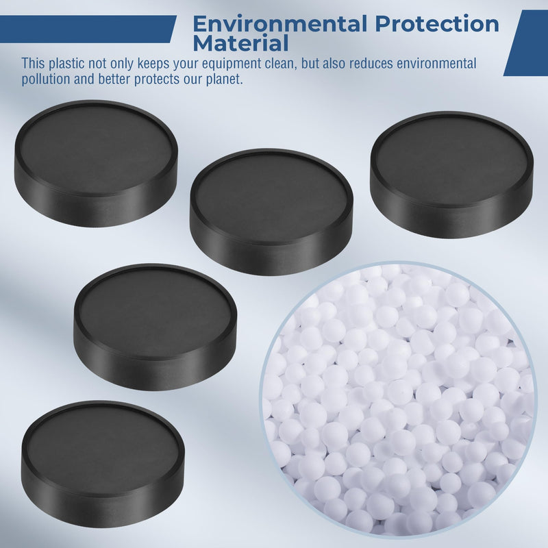 [AUSTRALIA] - Alstar 5 Pcs Dust Caps for Eyepiece, Barlow Lens, Diagonal & Accessories - M48 X 0.75 Telescope Protection 2 Inches - Black 