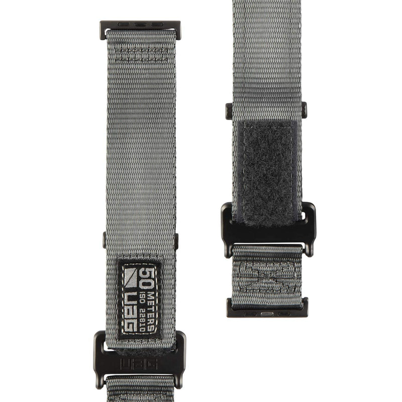 URBAN ARMOR GEAR UAG Compatible with Apple Watch Band 49/46/45/44mm iWatch Series Ultra 3/Ultra 2/Ultra/4-11/SE3/SE2/SE, High Strength Nylon Weave Replacement Strap, Active LE Dark Grey