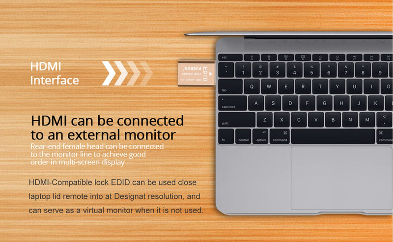 HDMI edid Emulator–Through for Video Splitters, Switches, Extenders & AV Receivers – Dummy hdmi Emulator, Stable Signal Output (1920x1080@60Hz-4P) 1920x1080@60Hz-4P