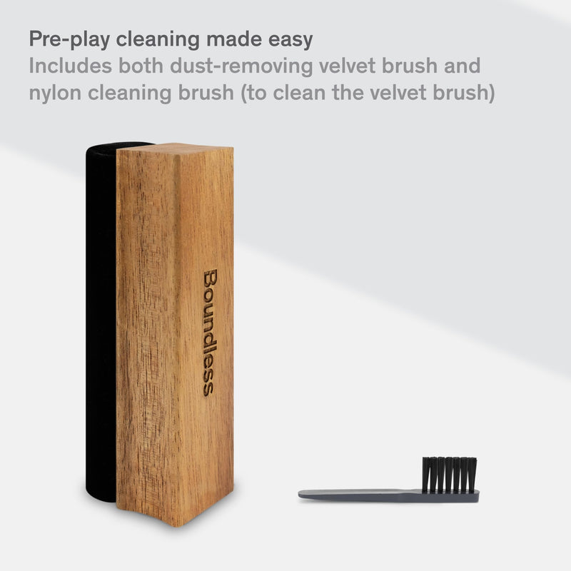 Record Cleaner Brush - Vinyl Cleaner Record Brush - Velvet Vinyl Brush - Record Player Accessories - Vinyl Record Brush