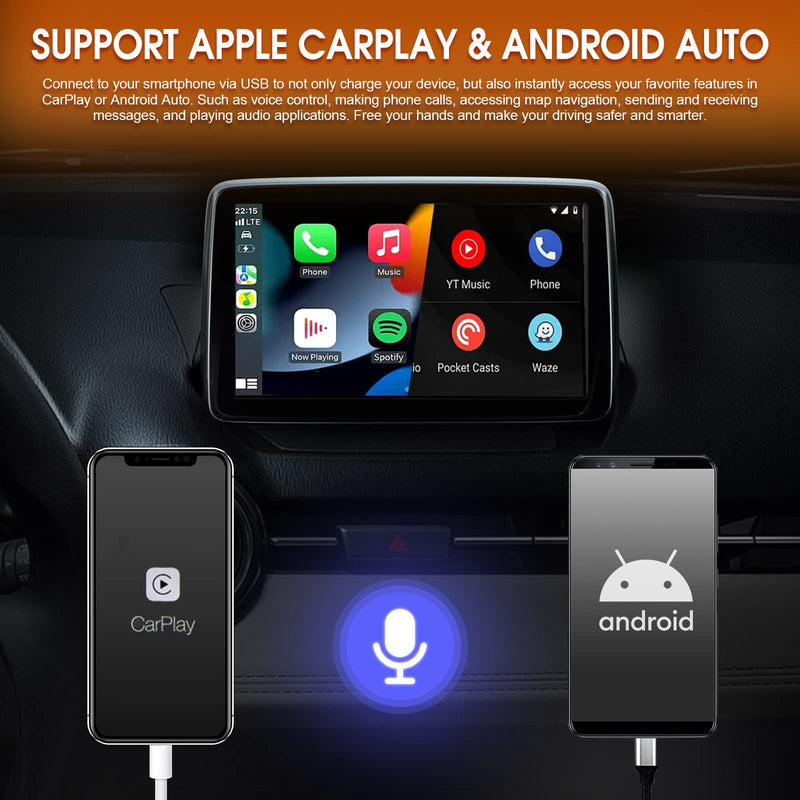 TK78-66-9U0C Carplay Adapter Auto Retrofit Kit | USB, Compatible with Mazda 2 3 6 CX3 CX5 CX9 MX5 2014-2021