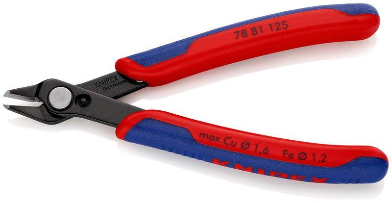 [AUSTRALIA] - 78 81 125 SB Electronics Cutter "Super-Knips" 4, 92" with Bevel In Blister Packaging Multi-colour Burnished with very small facet 