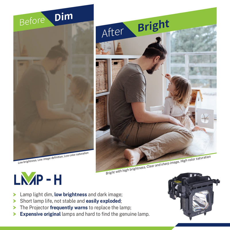 LMP-H LMP-H210 Projector Lamp with Housing for Sony VPL-HW45EW VPL-HW45ES VPL-HW65ES