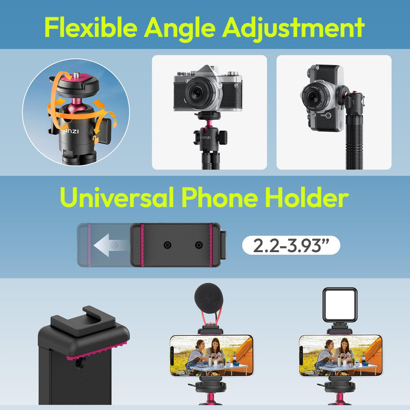 ULANZI Camera Tripod W MT-91 Flexible Octopus Tripod for Phone
