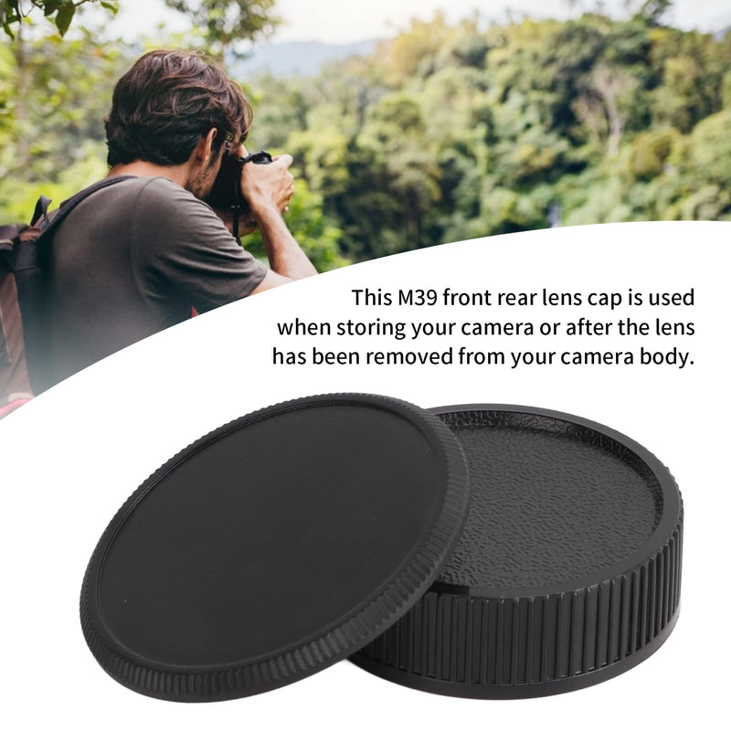 [AUSTRALIA] - YYOYY 3 Pairs Rear Lens Cover and Camera Body Front , M39 Front Rear Lens , Dust Proof and Scratch Proof, Light Weight Plastic , for M39 Lens 