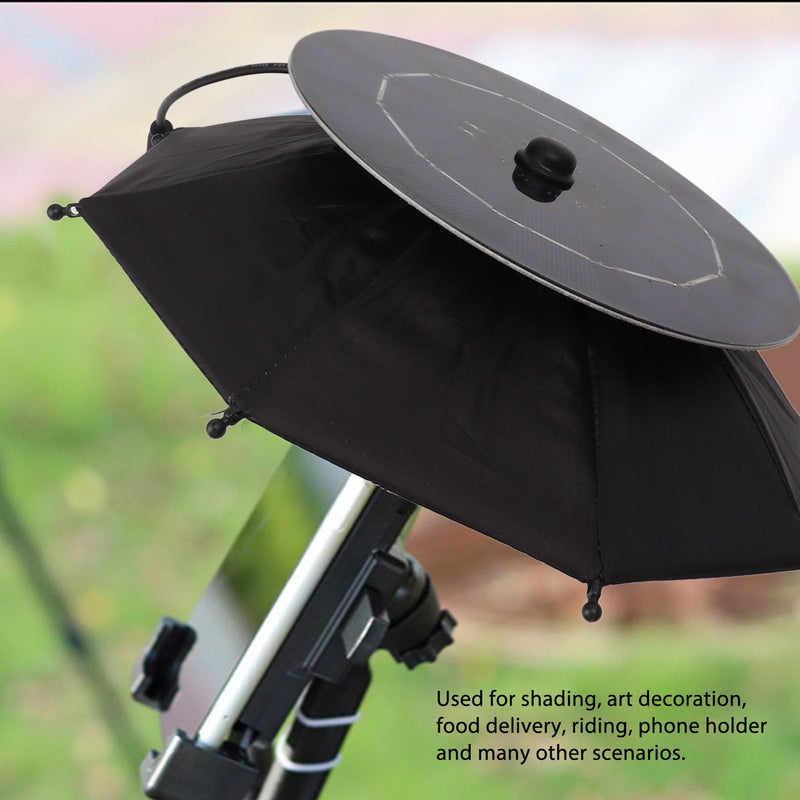 Buachois 10W Solar Panel Phone Umbrella Portable Rain Sun Protection Stand | 10W Solar Panel Phone Umbrella with Charging and Stand Portable Rain and Sun Protection Umbrella for Outdoor Activities