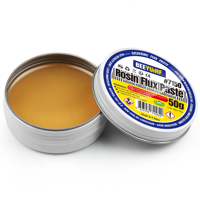 BEEYUIHF Rosin Flux, Soldering Paste Flux, Electronic Flux for Soldering for SMD PCB Welding (2.29oz/65g)