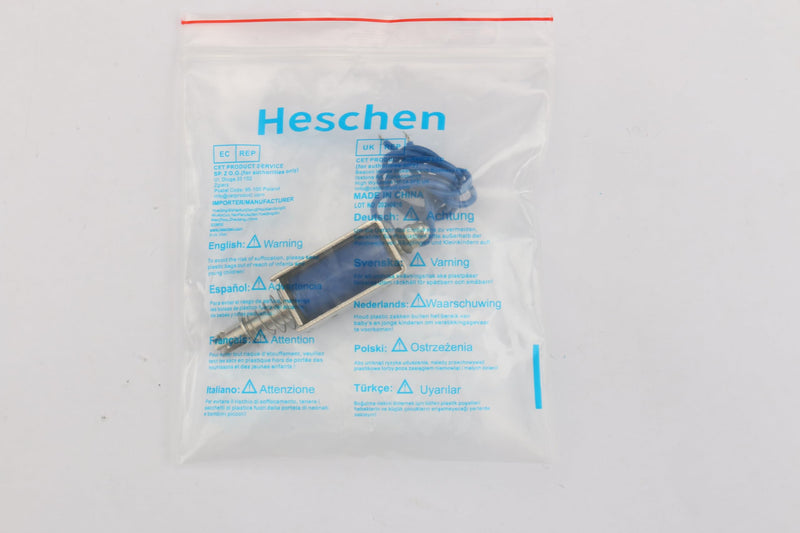 [AUSTRALIA] - Electric Solenoid Electromagnet, Electric Magnets, HS-0530B Push Pull Type 24VDC 10mm Stroke 5N Force 