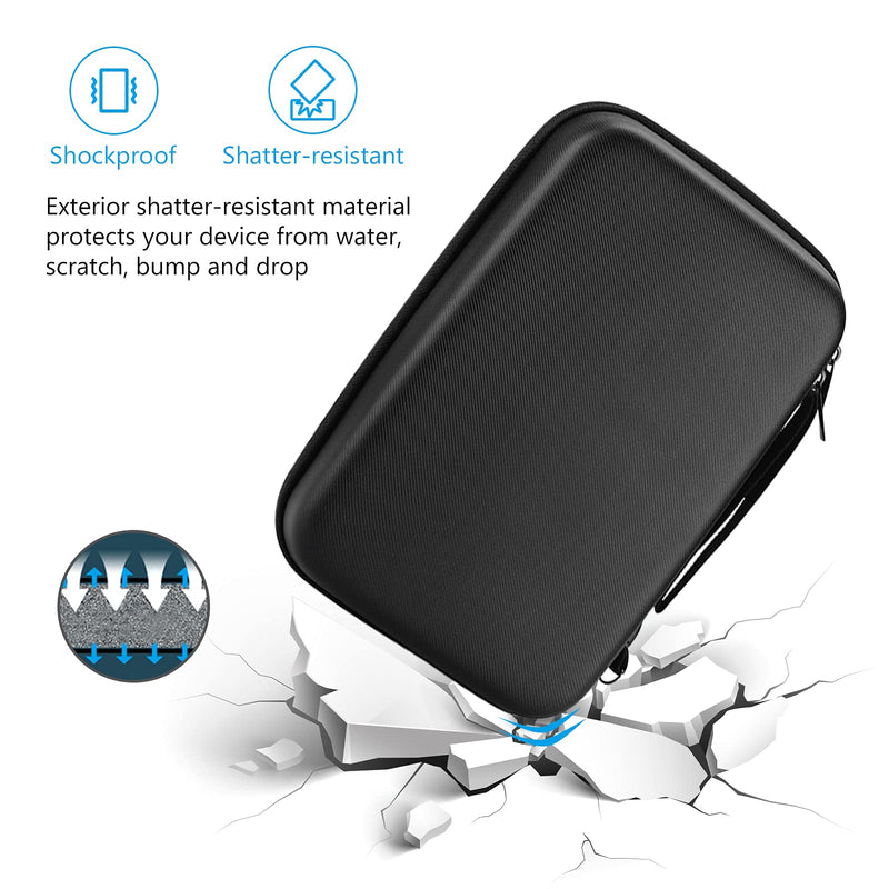 ProCase Hard Travel Electronic Organizer Case Bundle with Hard Carrying Case for 2025 SanDisk Extreme Pro Portable SSD