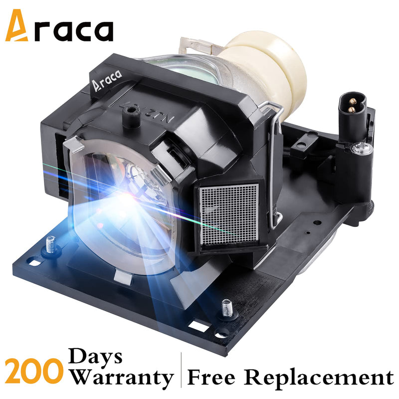 Araca DT01511 /DT01431 Lamp with Housing for Hitachi CP-AW3005 CP-TW3005 CP-AX3505 CP-AX2505 CP-TW2505 CP-AW2505 CP-BX301WN CP-AX2503 CP-X2530WN CP-X3030WN Replacement Projector Lamp