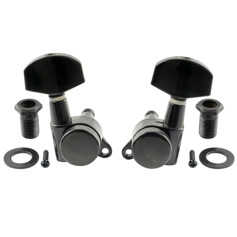 [AUSTRALIA] - Musiclily Pro 3x3 Guitar Locking Tuners Tuning Pegs Keys Machine Heads Set for Les Paul Style Electric or Acoustic Guitar, Black 
