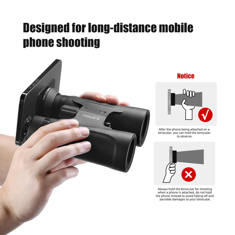 [AUSTRALIA] - Cell Phone Photography Adapter for Binocular, Universal Smartphone Mount for Binocular,Capture Photos and Video Through Binocular, 2502 