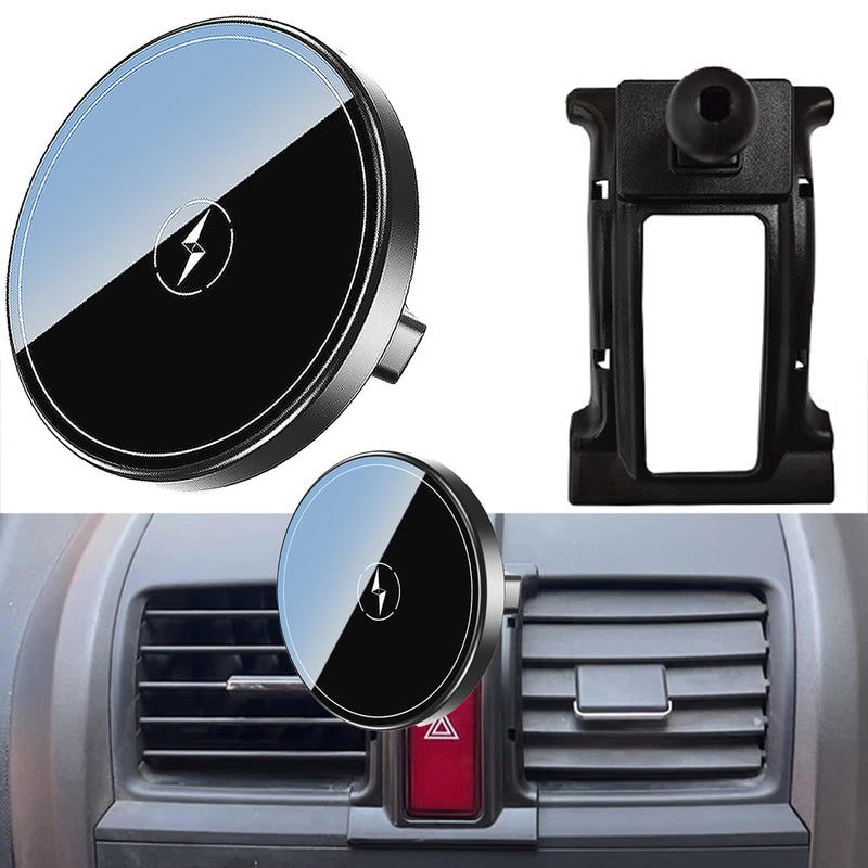 15W Magnetic Wireless Charging Car Mount Exclusive Snap-On Holder for Honda CR-V 2007-2011 Accessories Dedicated Phone Stand Compatible with MagSafe for iPhone 12-17 Series Honda CR-V for 2007-2011
