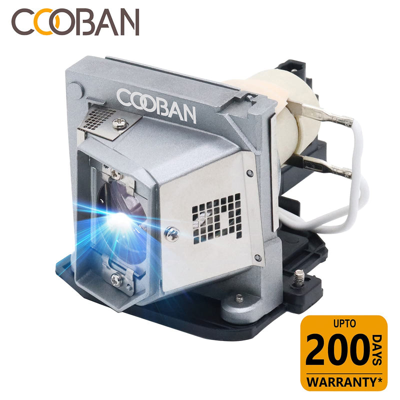 COOBAN 1510X /1610HD Replacement Projector Lamp Bulb with Housing for DELL 1510X 1610X 1610HD 330-6581 725-10229 KFV6M Projector Lamp