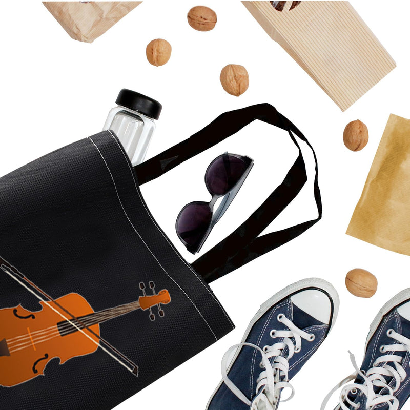 BDPWSS Cello Gift Cello Music Tote Bag Just Cellin’ Funny Cello Cellist Orchestra Musician Reusable Handbag Cello Player Gift Just Cellin Bltg