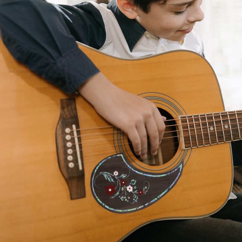 [AUSTRALIA] - Guitar Pick Acoustic Guitar Pickguard Comma Shape 1Pc Guitar Pickguard Sticker Convenient Sticker Guitar ( Assorted Color ) Teardrop Shape Pickguard Comma Shape Pick Guard 