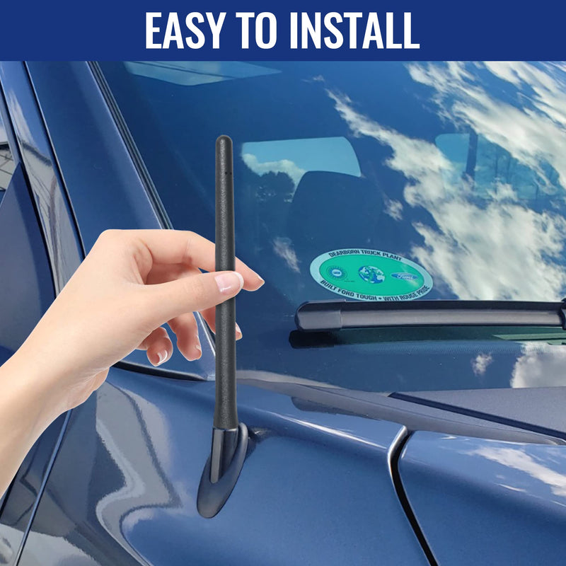 [AUSTRALIA] - KSaAuto 6 3/4 Inch Antenna for 1995-2015 Toyota Tacoma - Flexible Rubber Short Tacoma Antenna for FM AM Reception 