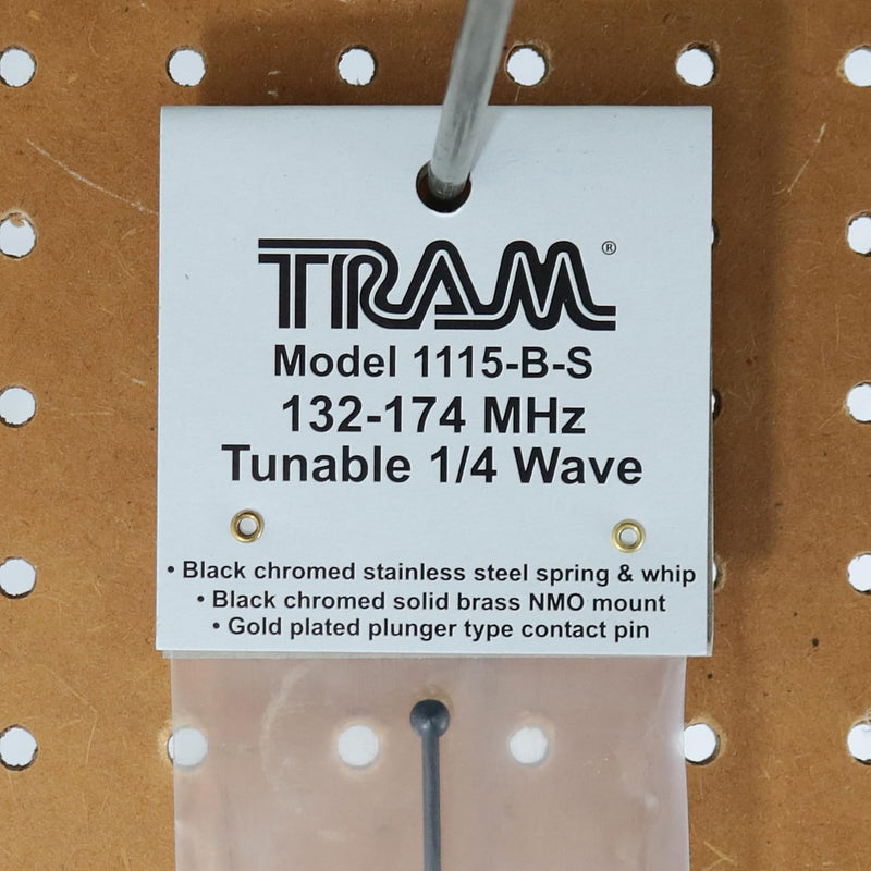 Tram® 132-MHz to 174-MHz VHF Tunable 1/4-Wave NMO Antenna