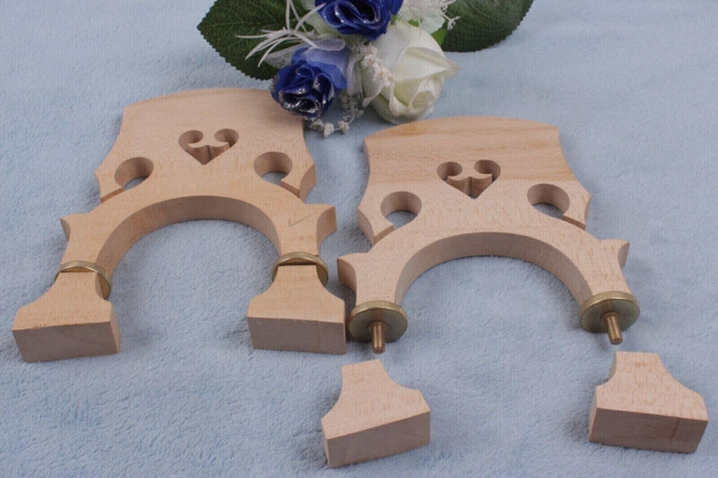 3/4 Upright Double Bass Bridge Bass Double Bass Accessory Upright Bass Parts (Maple Adjustable) Maple Adjustable