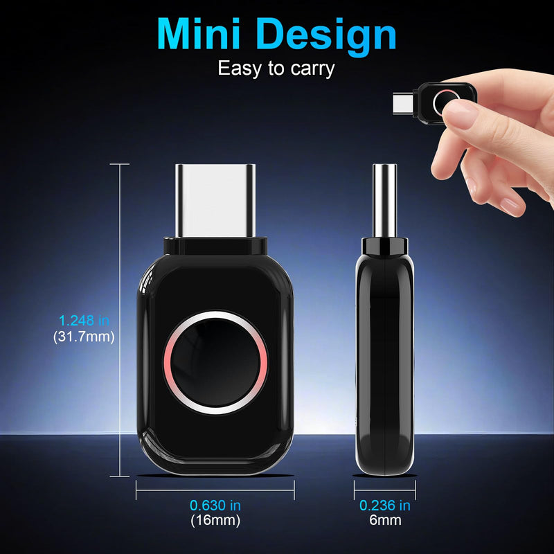 ZIOCOM USB-C Bluetooth Adapter for PS5, Bluetooth 5.3 Dongle with APTX Low Latency & aptX-Adaptive, Wireless Audio Transmitter for Headphones & Earbuds, Not for Keyboard/Mouse/TV(Black) Black
