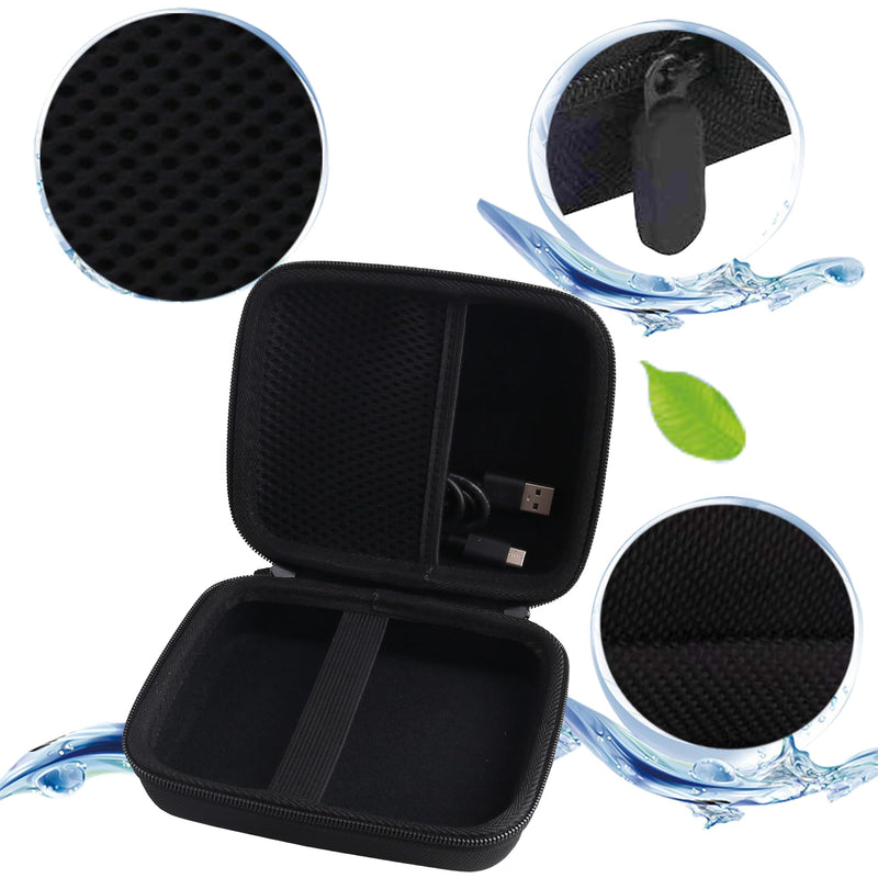 WERJIA Hard Carrying Case Compatible with FiiO CP13 Cassette Player（case only） (Black) black