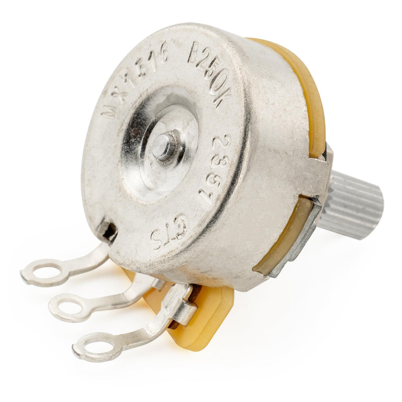 CTS 450 B250K Pots Short Split Shaft 1/4 Inch 10% Linear Taper Potentiometers for Electric Guitar Bass (Set of 4) B250K x 4