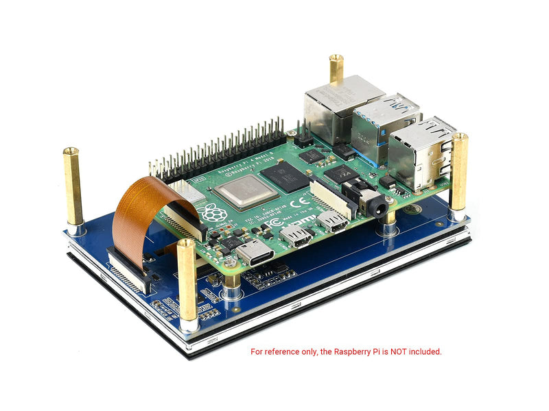 [AUSTRALIA] - waveshare 4.3inch Capacitive Touch Display Compatible with Raspberry Pi 5/4B/3B+/3A+/3B/2B/B+/A+/CM3/3+/4 800×480 Resolution IPS Wide Angle MIPI DSI Interface 4.3inch DSI LCD 