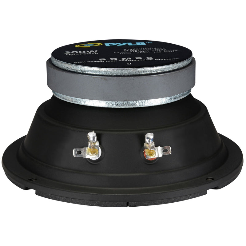 6.5" Car Audio Speaker Midrange - 300 Watt High Power Sealed Back Mid Range Speakers System, 200-5 kHz, 93 dB, 8Ohm, 30 oz Magnet & Metra 72-4568 Speaker Harness for Selected General Motor Vehicles Midrange + Speaker Harness Standard Packaging