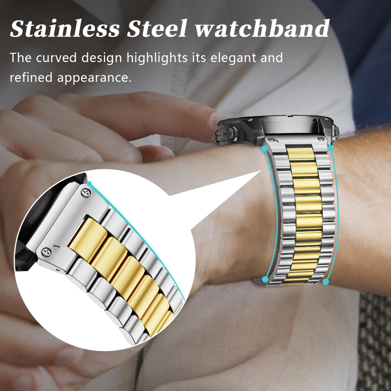 22mm Quickfit Watch Band Compatible with Fenix 8/tactix 8 AMOLED 47mm/Fenix E/Fenix 7 Pro/7/6 Pro/6/5 Plus/5/escent G2/G1 Solar/Forerunner 965/955/945/935/Quatix 7 6