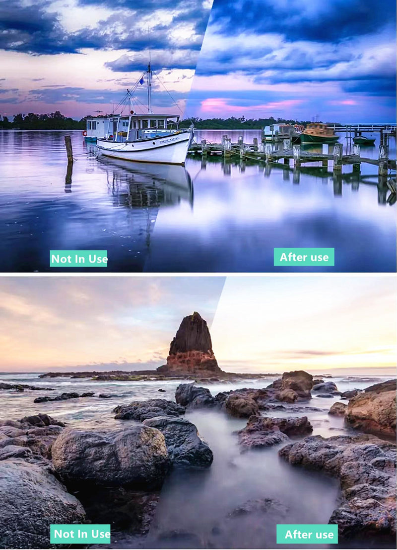 [AUSTRALIA] - Phone 52MM Variable ND2-ND400 Filter for iPhone,Samsung and Other Smart Phones,Clip-on Adapter, HD Double-Sided Multi-Coated SLR Lens Grade Optical Glass, Mobile Phone Lens Accessories 