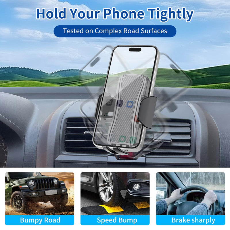 Car Phone Mount for Honda CR-V 2007-2011 Phone Holder Navigation,Fit for CRV Cellphone Mobile Cradle Auto Accessories Bracket Anti-Shake,360 Degree Rotation,Compatible for All Cell Phones for CRV 2007-2011