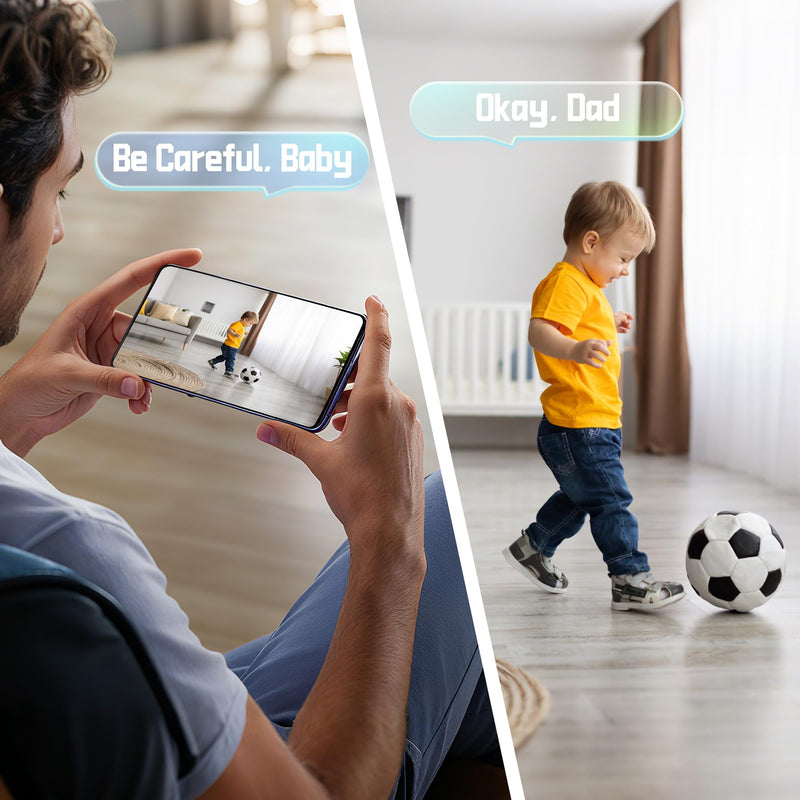 Spy Camera - 2K Hidden Camera with Long Battery Life & AI Motion Detection, Wireless Small Cameras Hidden with Mic and Speaker for Home, No SD Card Support