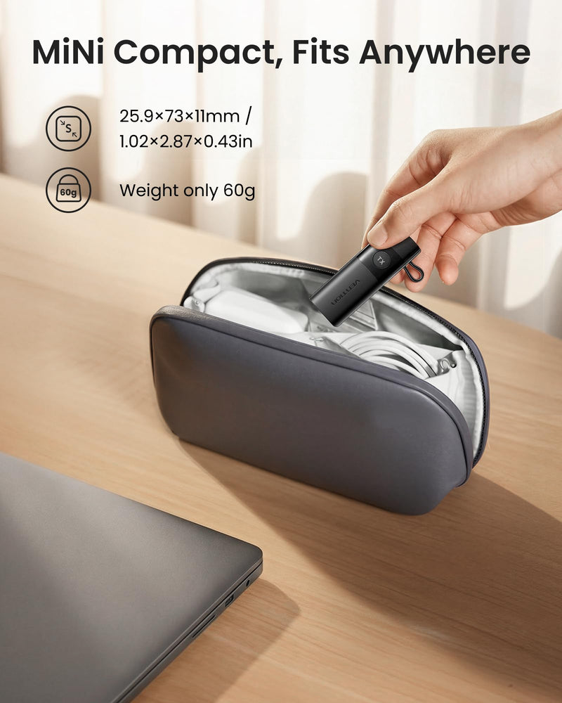 VENTION Mini Wireless HDMI Transmitter and Receiver 165FT/50M,4K Decode 1080P@60Hz Ultra HD Video Output, Plug&Play 5G for Video and Audio to Monitor from Monitor/Projector/TV
