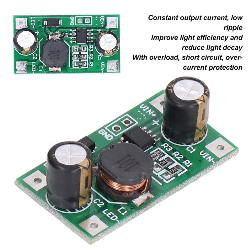 6pcs PWM Dimmable LED Driver Module 700mA Constant Current Controller DC 5-35V Input Voltage for 2W/3W LED Modules, Default