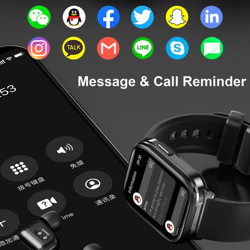Smart Watch with Earbuds, 2 in 1 Bluetooth Watch with Wireless Earphones, Fitness Tracker Heart Rate Monitor Sleep Tracker Step Calories Counter, Waterproof Smartwatches for iOS Android Phones Gold