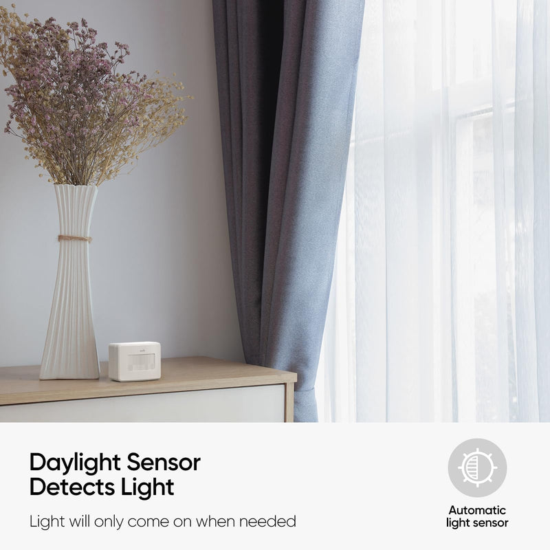 [AUSTRALIA] - Smart Motion Sensor, Wireless Hygrometer, Thermometer, Works with Apple HomeKit, Smart Home Automation, PIR Motion Detector-Thread ((iOS 17.4 and Above is Required) white 