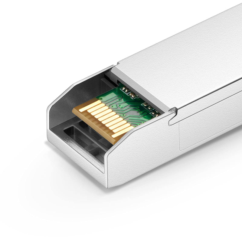 QSFPTEK 10GBASE-LR SFP Module, 10gbe SFP+ 1310nm 10km Duplex LC SMF DOM Optical Networking Transceivers, MINI GBIC Compatible SFP-10G-LR, and Other Open Switch, 1pc x 1 SMF 10G 10KM