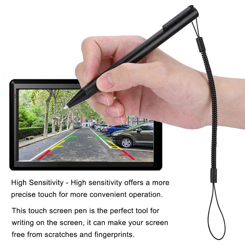 Touch Screen Stylus Pen, Resistive Touch Screen Anti-scratch Stylus Pen With Spring Rope, Touch Screen Resistive Hard Tip Stylus Pen for POS PDA Navigator, Medical and Other Resistive Screen Devices