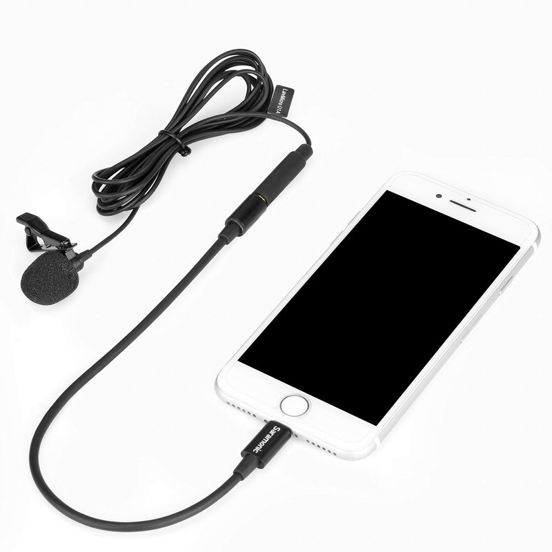 [AUSTRALIA] - Saramonic LavMicro U1A | Lavalier Microphone with Lightning for Apple iPhone, or iPad with a Built-in 6.6-Foot (2m) Cable for Vlogging, Interviews, YouTube, TikTok, Live Streaming Lightning - 6.6' 