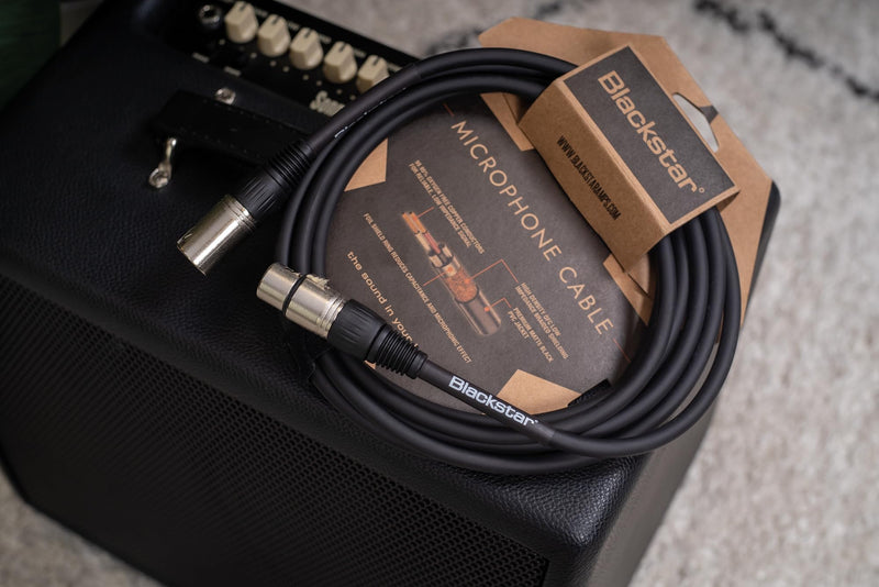 Blackstar Microphone Cable, XLR (BSCABLEXLR10FTFM) 10 ft