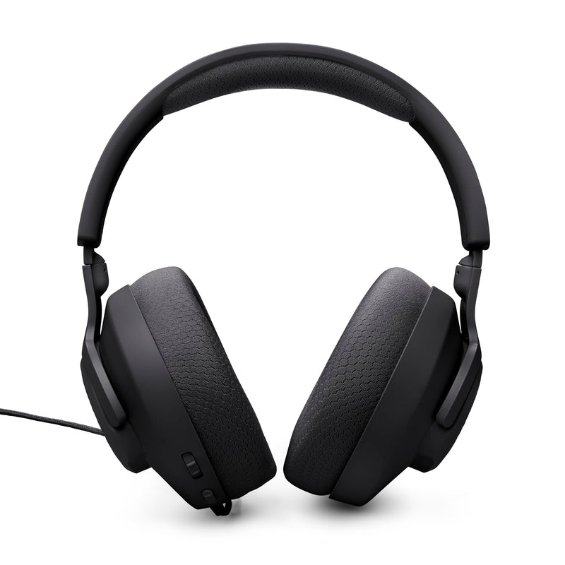 JBL Quantum 100M2 Wired Gaming Headset, Detachable Mic - Black | Memory Foam Ear Cushions And 3.5 Mm Jack Work With PC, PlayStation, Xbox, Nintendo Switch For Immersive PC Gaming Sessions