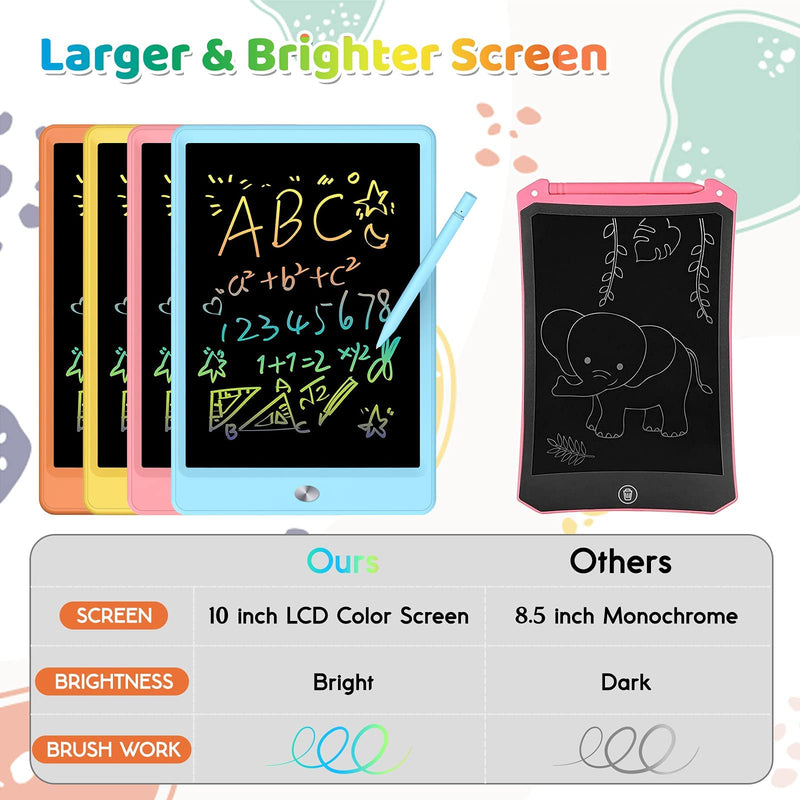 ORSEN LCD Writing Tablet, Colorful Doodle Board Drawing Pad for Kids, Drawing Board Writing Board Drawing Tablet, Educational Christmas Boys Toys Gifts for 2 3 4 5 6 Year Old Boys, Girls