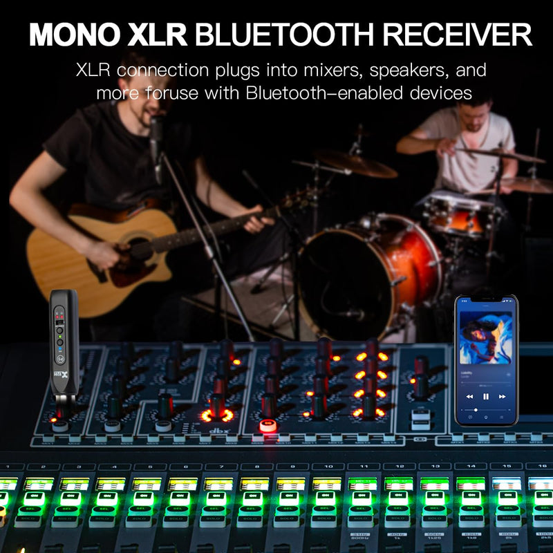 Xvive P3 Bluetooth XLR Receiver for Audio Mixer, Active PA, DJ Systems P3 Bluethooth Receiver